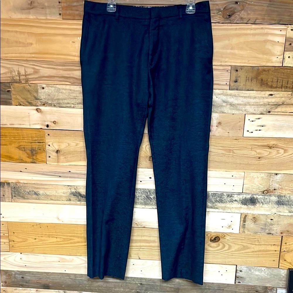 Banana Republic size 33x32 Navy with White Speckles Straight Leg Dress Pants